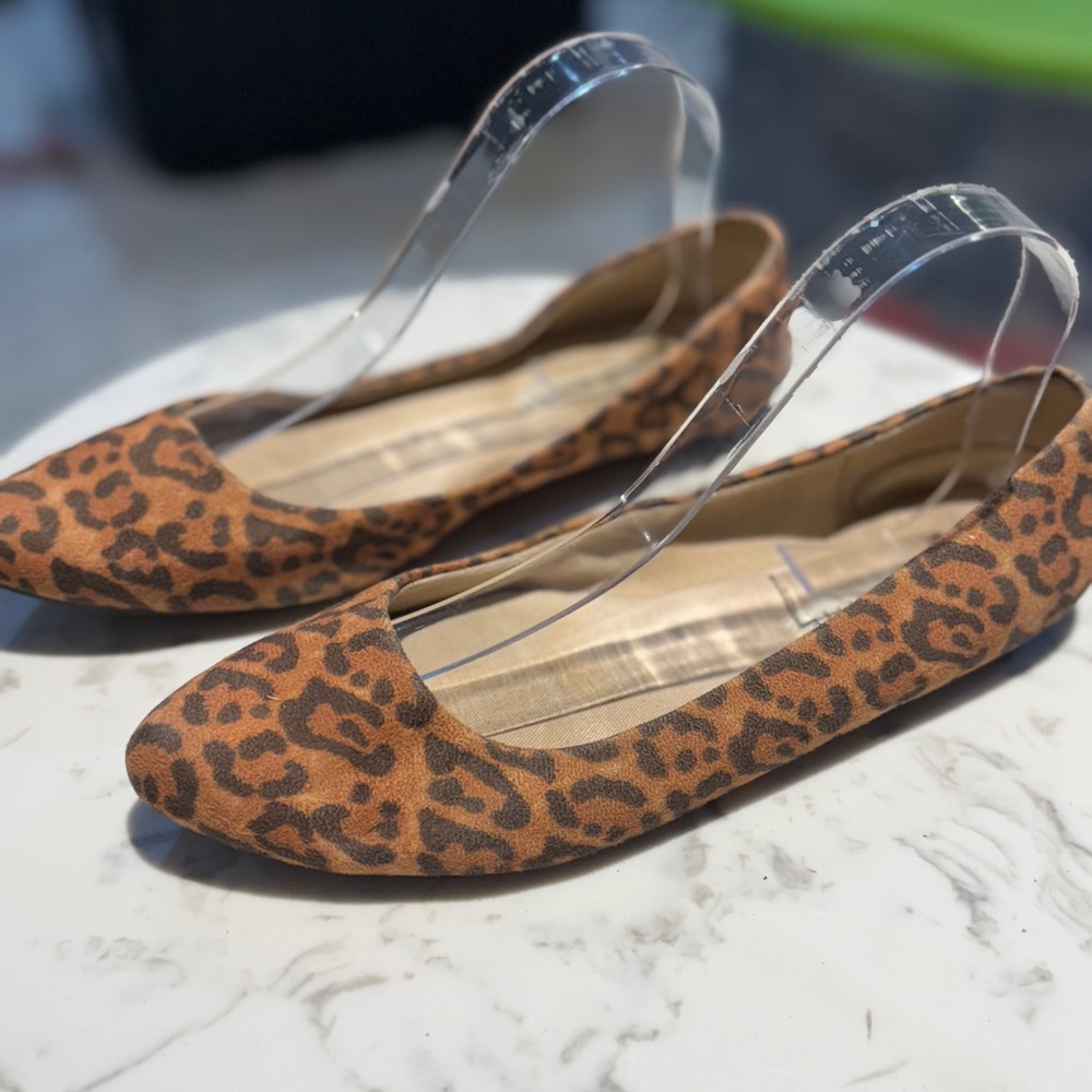Kelly & Katie Brown Leopard Print Flats
